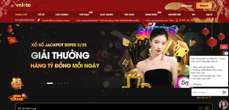Cổng game VNLoto